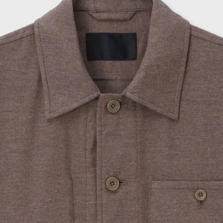 コットンフランネル カバーオールジャケット / モーゼル