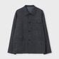 ウール/カシミヤ/リネン カバーオールジャケット / シャラント