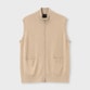 ホワイトカシミヤ ニットベスト / ボーム