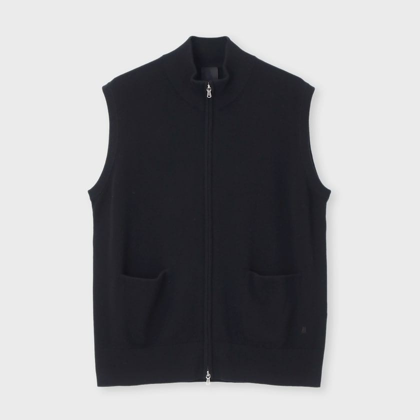 ホワイトカシミヤ ニットベスト / ボーム