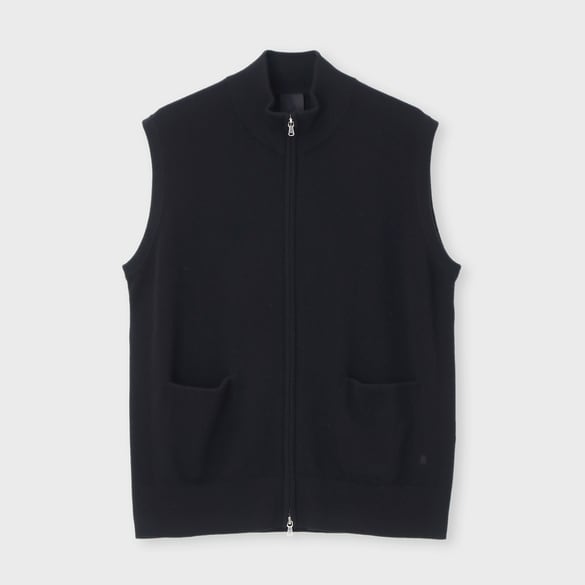 ホワイトカシミヤ ニットベスト / ボーム