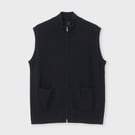 ホワイトカシミヤ ニットベスト / ボーム