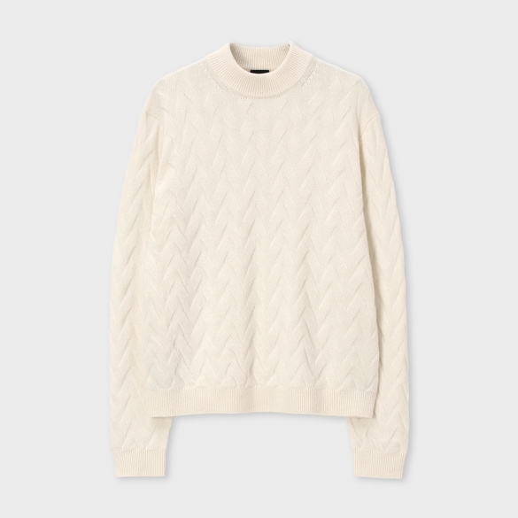 ウルトラファインメリノ ウールカシミヤブレンド ニット / セムノ