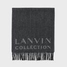 カシミヤ ロゴ ジャガード マフラー