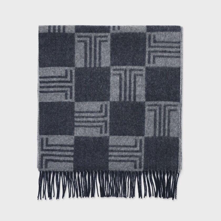 カシミヤ ビッグウィンドウペーン マフラー