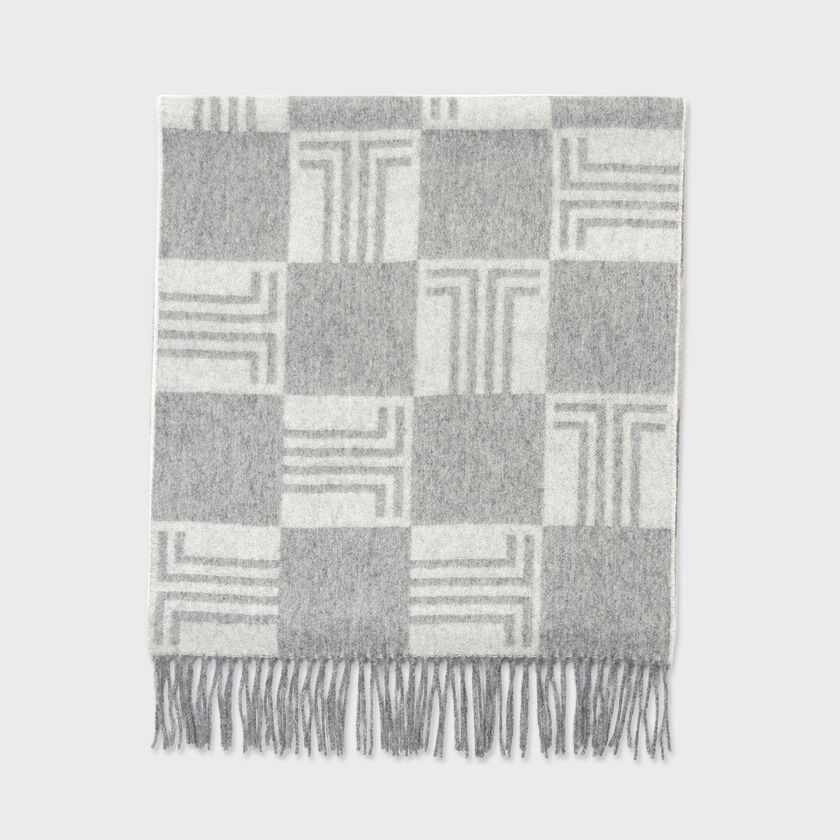 カシミヤ ビッグウィンドウペーン マフラー