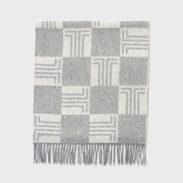 カシミヤ ビッグウィンドウペーン マフラー