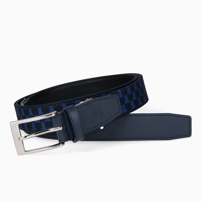 JL MONOGRAM DESIGN LEATHERl BELT / JLモノグラムデザイン レザーベルト