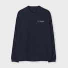 コットンシルケットスムース 長袖Tシャツ / フォン