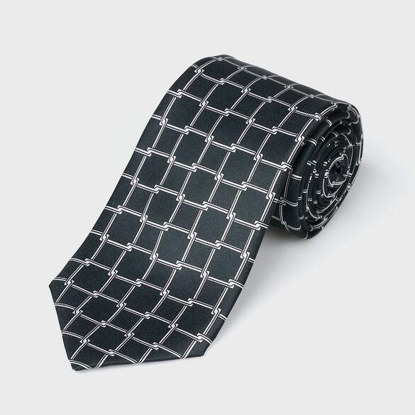 シルク ジオメトリック タイ.1