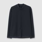 ROYAL PIQUE  MOCK NECK T-SHIRT