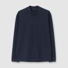 ROYAL PIQUE  MOCK NECK T-SHIRT