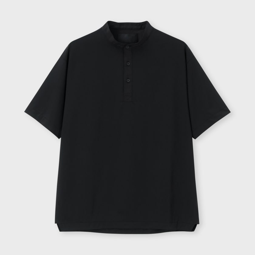 BAND COLOR FLORE BUTTON TEE [バンドカラー フローレボタンTEE]