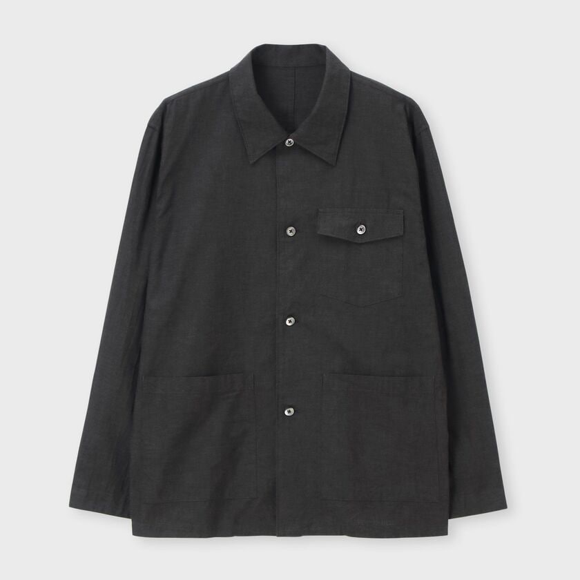 コットン シャンブレー シャツジャケット / シャラント