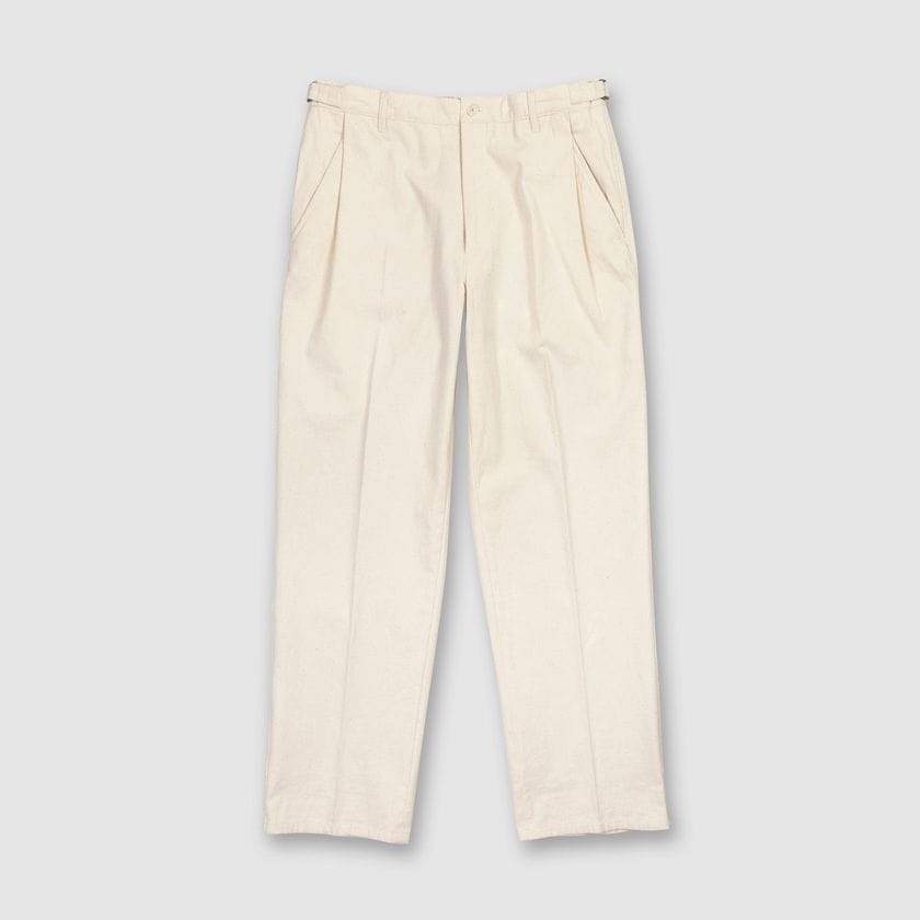 SELVEDGE LIGHT CANVAS TROUSERS