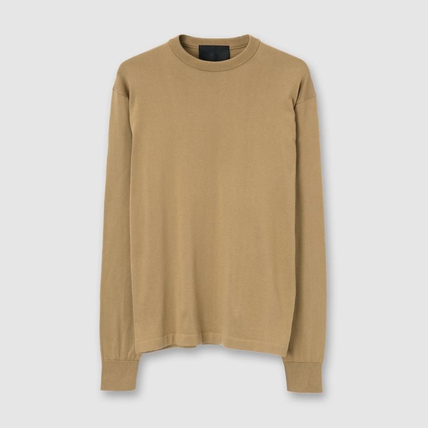 GIZA COTTON CREW NECK SWEATER