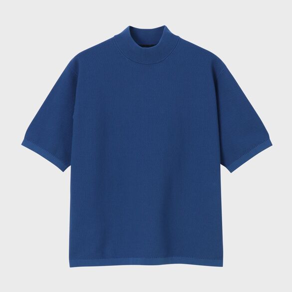 DEMON PIQUE MOCK NECK S/S SWEATER [鬼カノコ モックネック SSセーター]