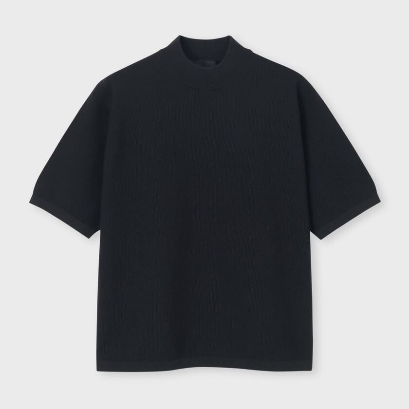 DEMON PIQUE MOCK NECK 　S/S SWEATER [鬼カノコ モックネック SSセーター]