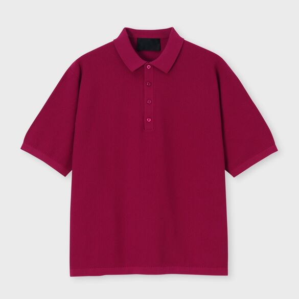 DEMON PIQUE POLO COLLAR S/S SWEATER [鬼カノコ SSポロセーター]