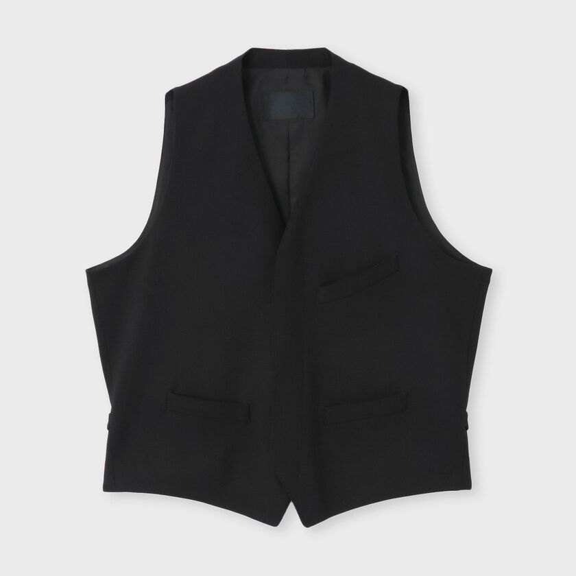 WOOL NATURAL STRETCH EMSEMBLE  VEST [ウール ナチュラルストレッチ ベスト]