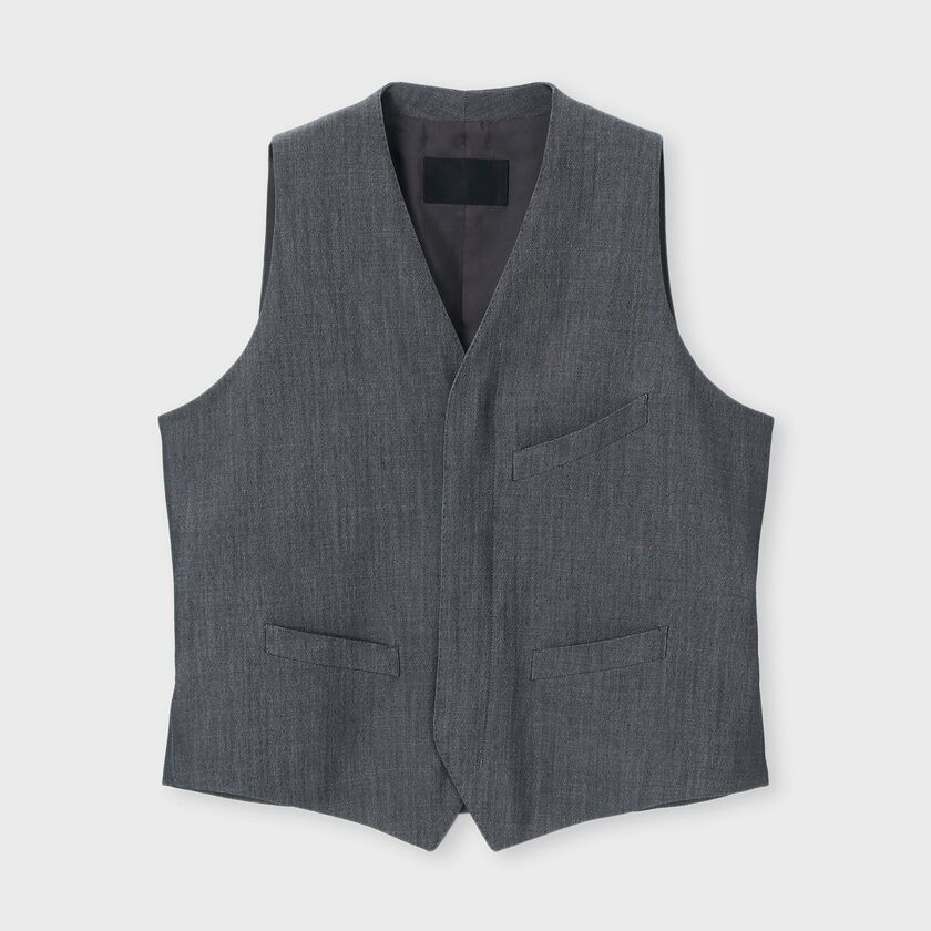 WOOL MOHAIR EMSEMBLE  VEST  [ウールモヘア ベスト]