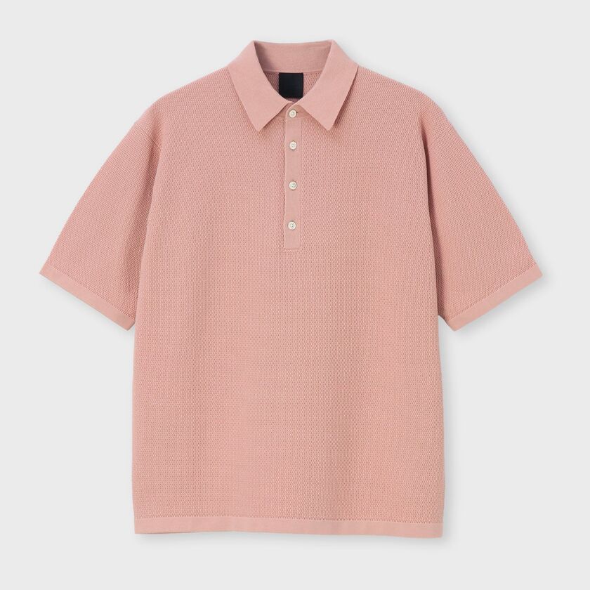 コットン ニットポロシャツ / スコレット