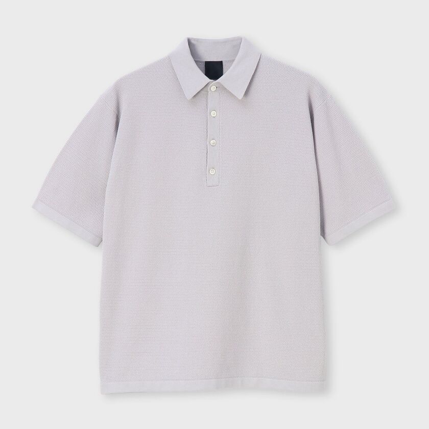 コットン ニットポロシャツ / スコレット