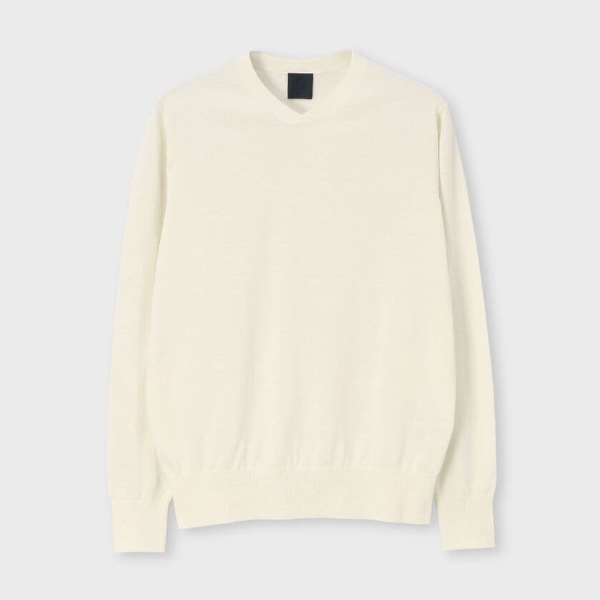 コットン Vネックニット / トリオレ