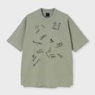 コットンシルケットスムース Tシャツ.3 / セネピ
