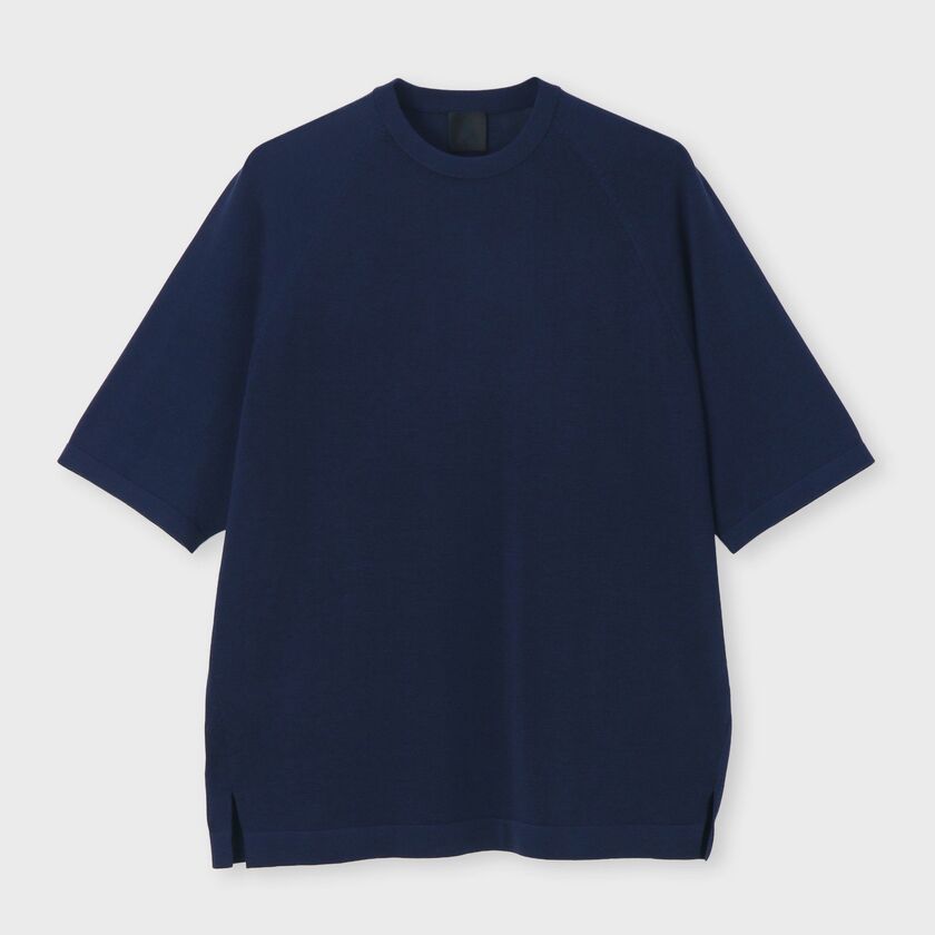 コットン シルク クルーネックニット / ポルセ