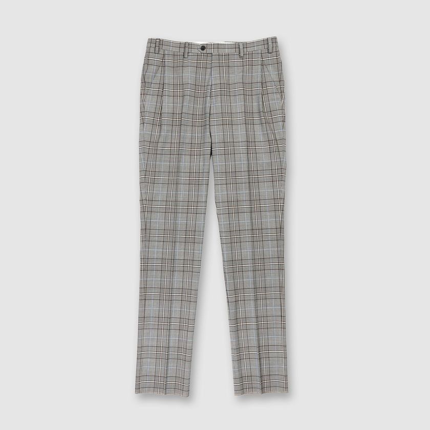 GRAIN PLAID SLACKS