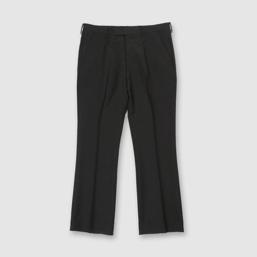 MOHAIR SILK BOOT CUT SLACKS