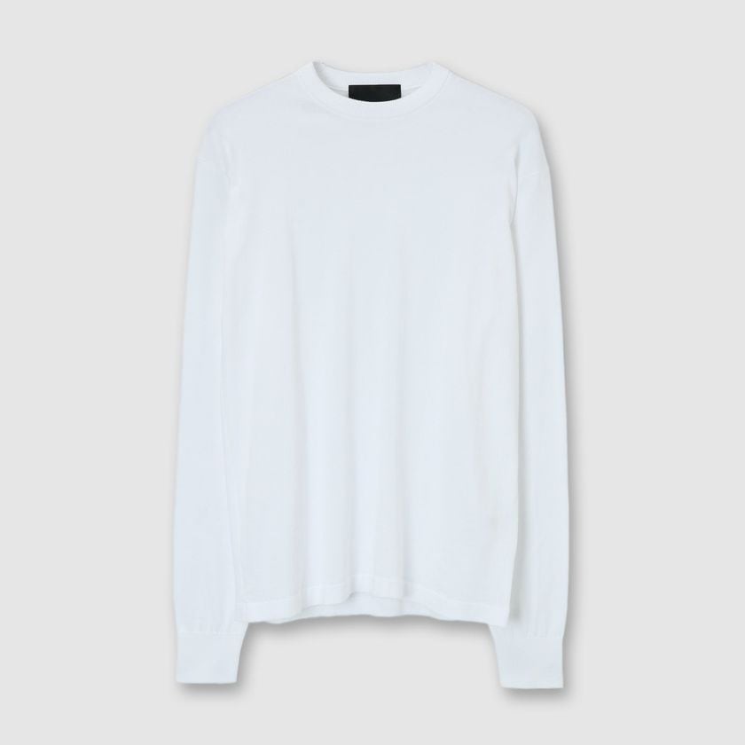 GIZA COTTON CREW NECK SWEATER