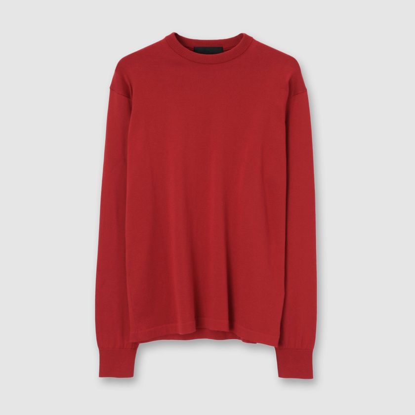 GIZA COTTON CREW NECK SWEATER