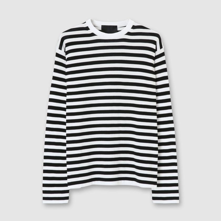 FRENCH STRIPE CREW NECK SWEATER