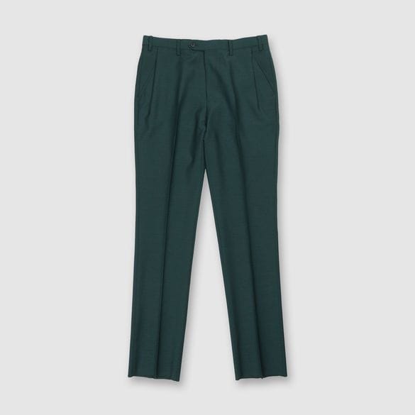 MOHAIR SILK TAPERED SLACKS