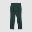 MOHAIR SILK TAPERED SLACKS