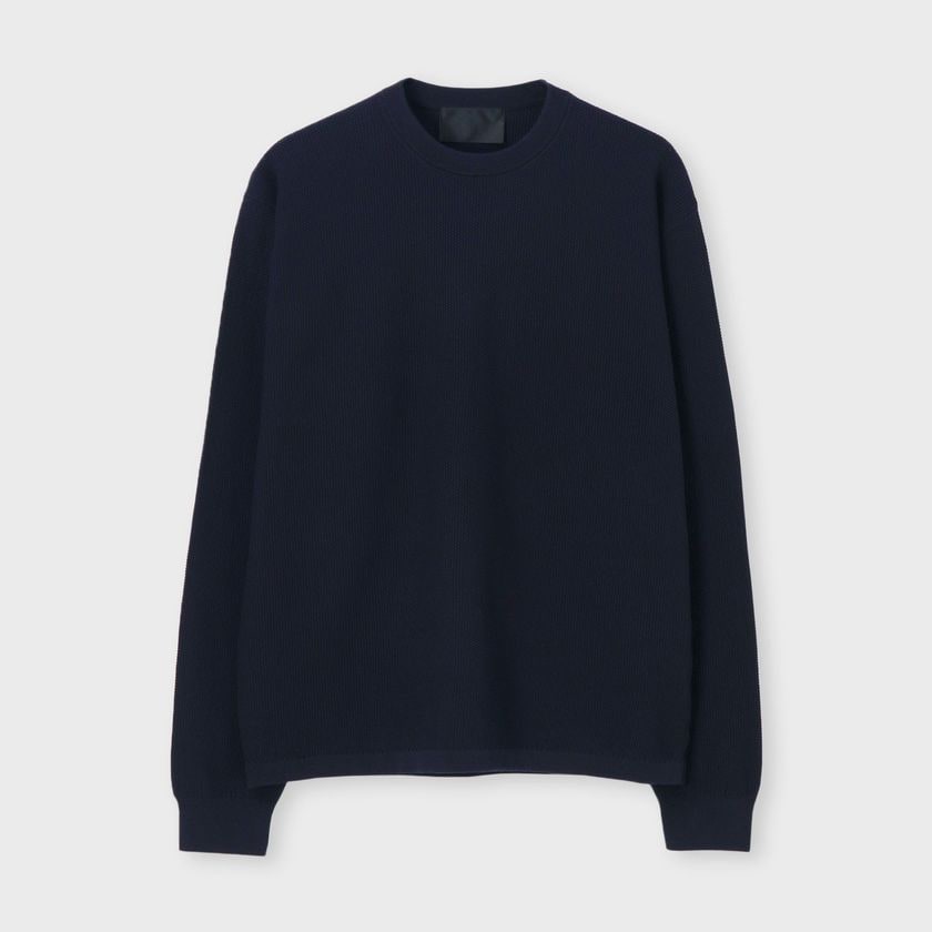 JACQUARD PIQUE 　CREW NECK [ジャガードピケ クルーネック]