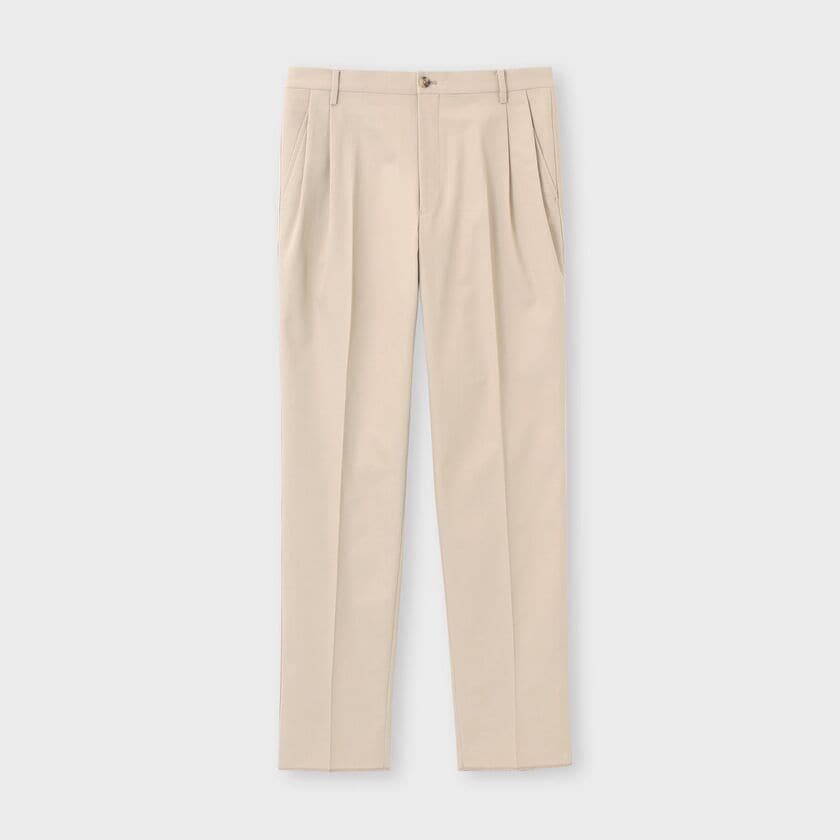 COTTON KERSEY TAPERED SLACKS [コットンカルゼ テーパードスラックス]