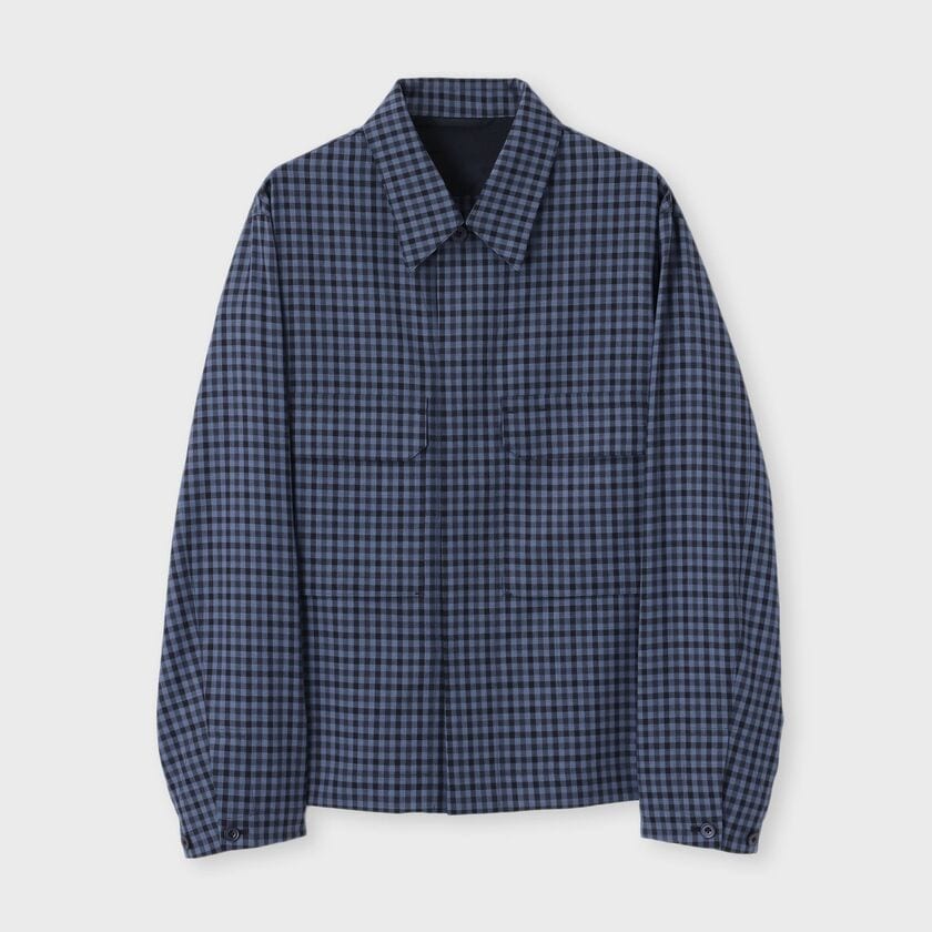 GINGUM CHECK ACTIVE WOOL SHIRT BLOUSON [ギンガムチェック シャツブルゾン]