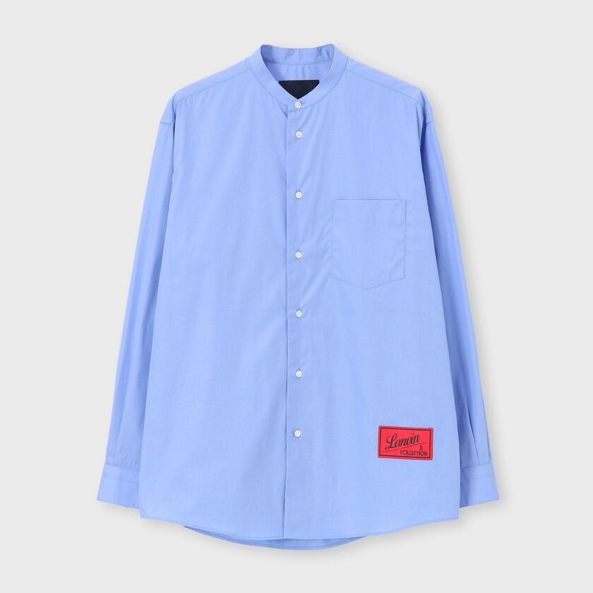 COTTON BAND COLLAR L/S SHIRT[コットン バンドカラー  ロングスリーブシャツ]
