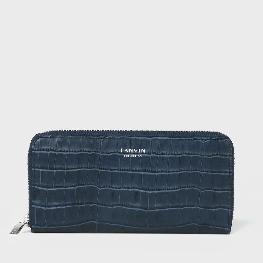 MOC CROC ZIP AROUND LONG  WALLET [モッククロコ 長財布]