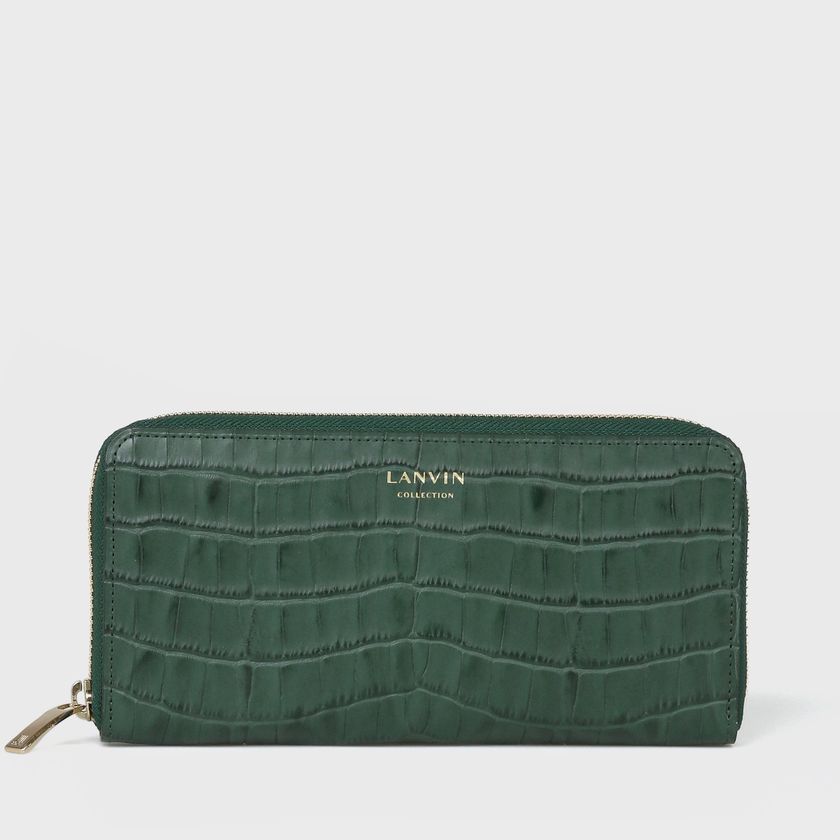 MOC CROC ZIP AROUND LONG  WALLET [モッククロコ 長財布]