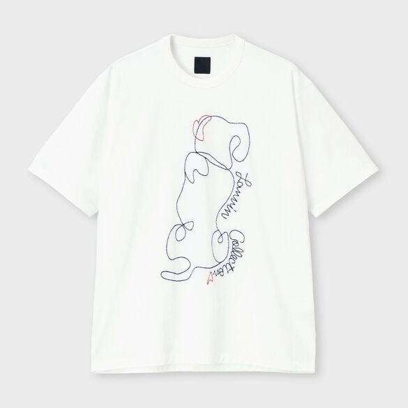 コットン天竺 エンブロイダリー Tシャツ / ウルクル