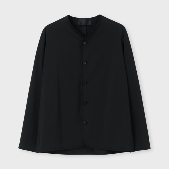 NO COLLAR LES HALLES JACKET [ノーカラー レアールジャケット]