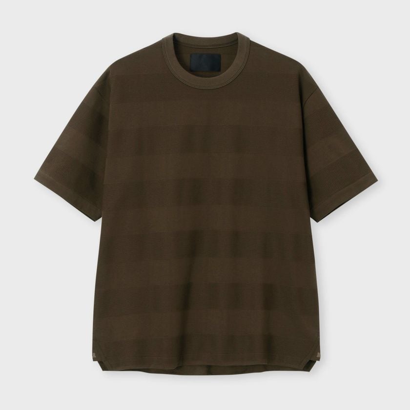 JACQUARD BORDER FLORE TEE [ジャガードボーダー フローレTEE]