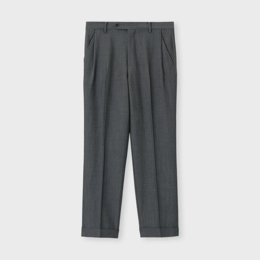 WOOL MOHAIR STRAIGHT  SLACKS  [ウールモヘア ストレートパンツ]