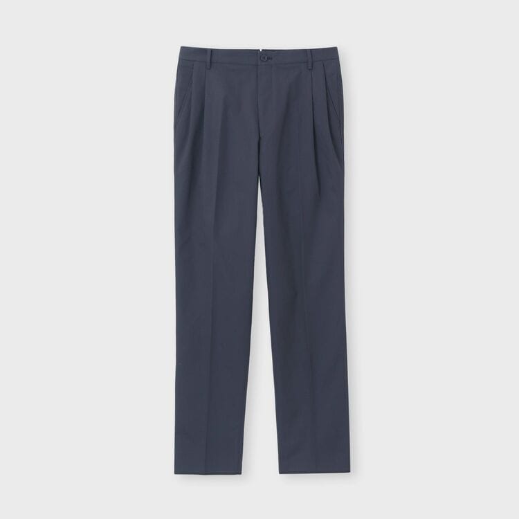 COTTON KERSEY TAPERED SLACKS [コットンカルゼ テーパードスラックス