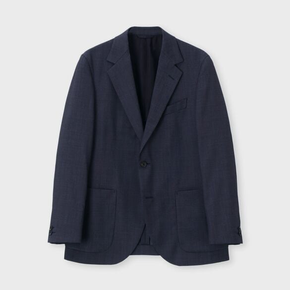 WOOL SILK CHAMBRAY JACKET [ウールシルク シャンブレージャケット