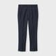 WOOL SILK CHAMBRAY TAPERED  SLACKS [ウールシルク シャンブレーパンツ]